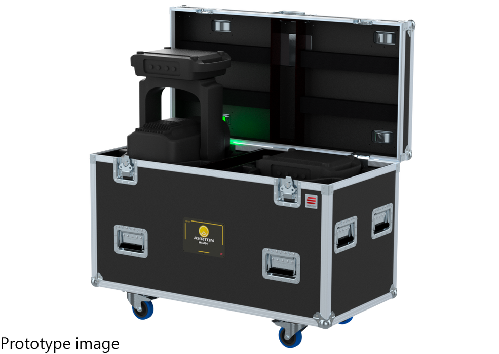 SANTOSOM Moving Head Flight case PRO, 2x Ayrton Mamba (no foam shell)