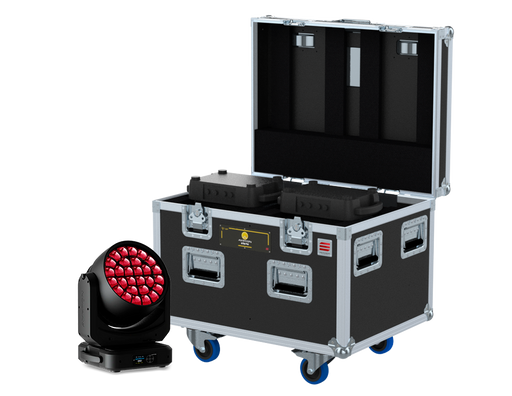 SANTOSOM Flight case PRO, 2x Ayrton Nando 1202 WASH + Acess (no foamshel)