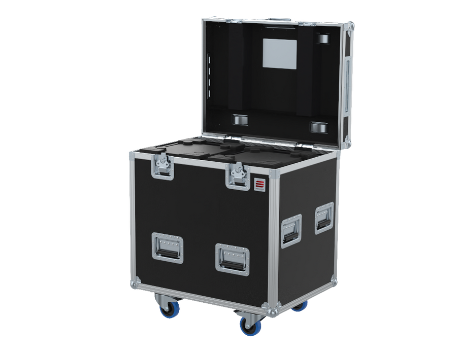 SANTOSOM Flight Case, 2x Ayrton Rawbeam 350 + Acess (no foam, DVCS)