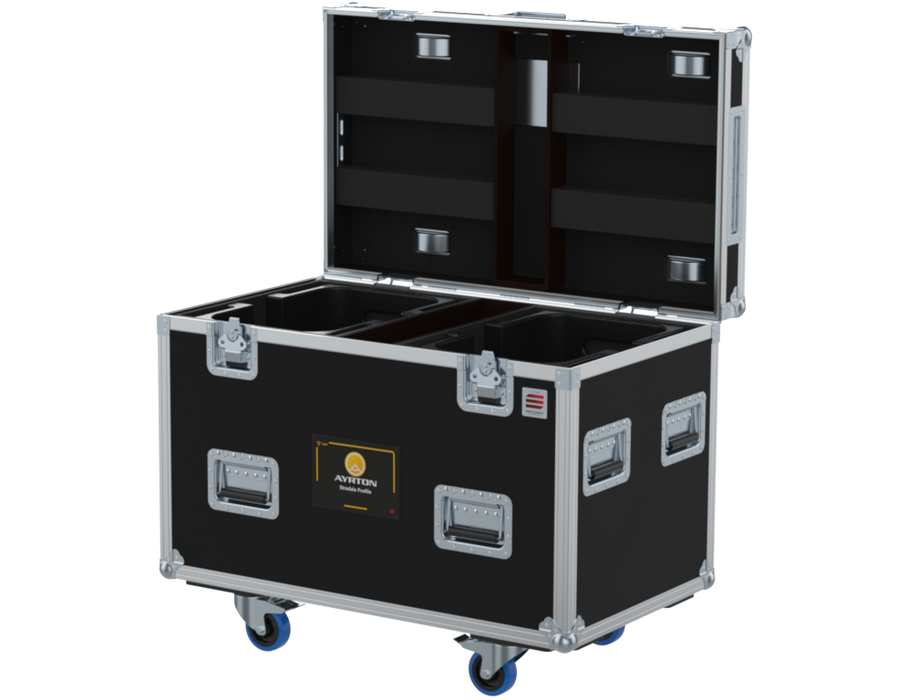 SANTOSOM Moving Head Flight case PRO, 2x Ayrton Stradale Profile (No Foam)