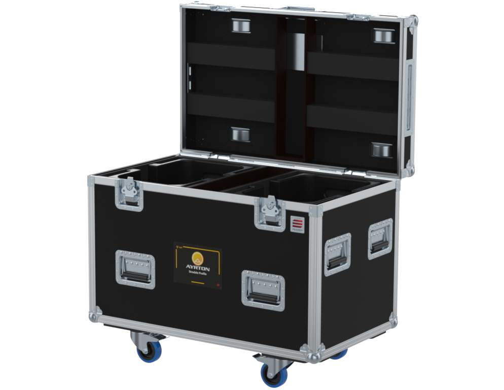 SANTOSOM Moving Head Flight case PRO, 2x Ayrton Stradale Profile (No Foam)