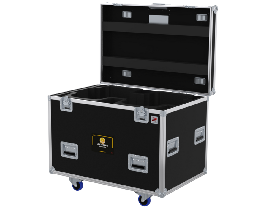 SANTOSOM Moving Head Flight case PRO, 2x Ayrton Veloce Profile/ Wash (no foam she