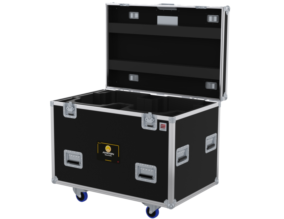 SANTOSOM Moving Head Flight case PRO, 2x Ayrton Veloce Profile/ Wash (no foam she