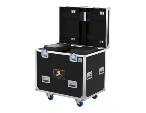 SANTOSOM Flight case PRO, 2x Ayrton WildSun K9 Wash (No Foam)