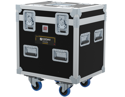 SANTOSOM Flight case PRO, 2x Cameo Auro Spot Z300 (no foam shell)
