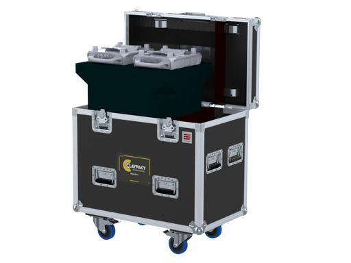 SANTOSOM Moving Head Flight case PRO, 2x Cameo Azor S2 Spot (no foam shell)