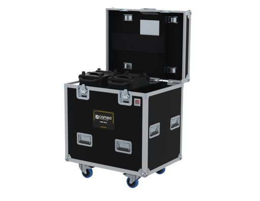 SANTOSOM Moving Head Flight case PRO, 2x Cameo Azor SP2 IP Profile (no foam she