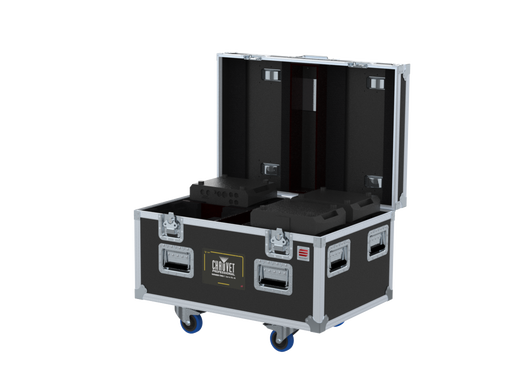 SANTOSOM Moving Head Flight Case PRO, 4x Chauvet Maverick Force 2 BeamWash