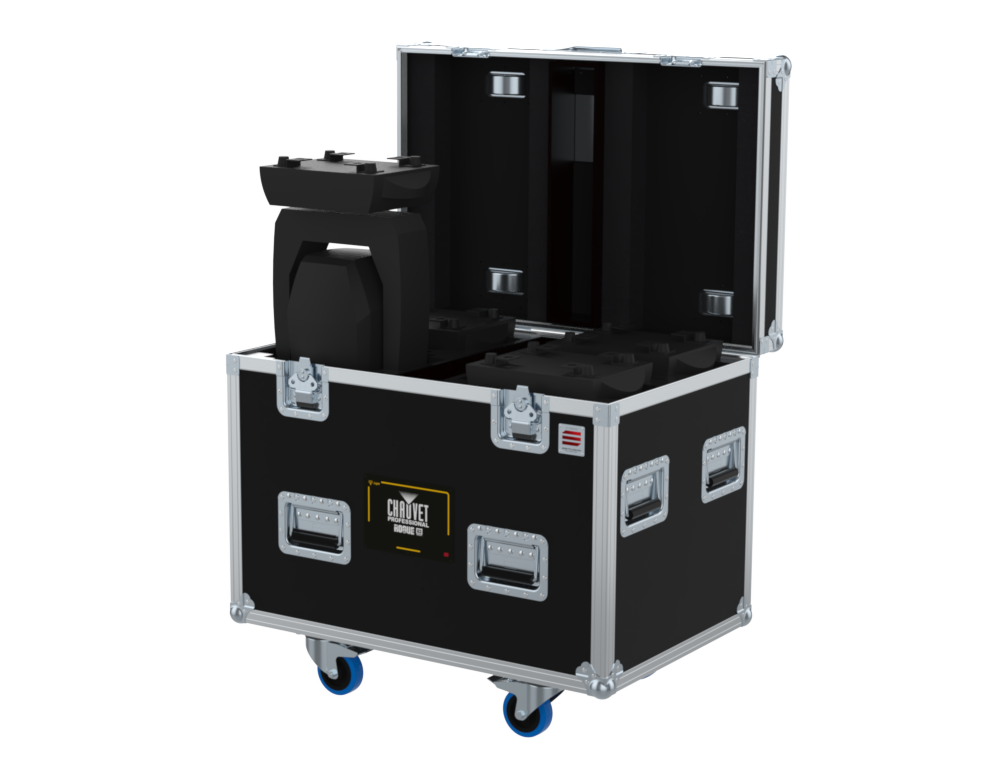 SANTOSOM Flight case PRO, 4x Chauvet ROGUE R3 BEAM