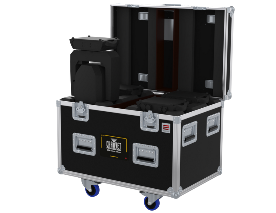 SANTOSOM Moving Head Flight Case PRO, 4x Chauvet Rogue Outcast 1L Beam