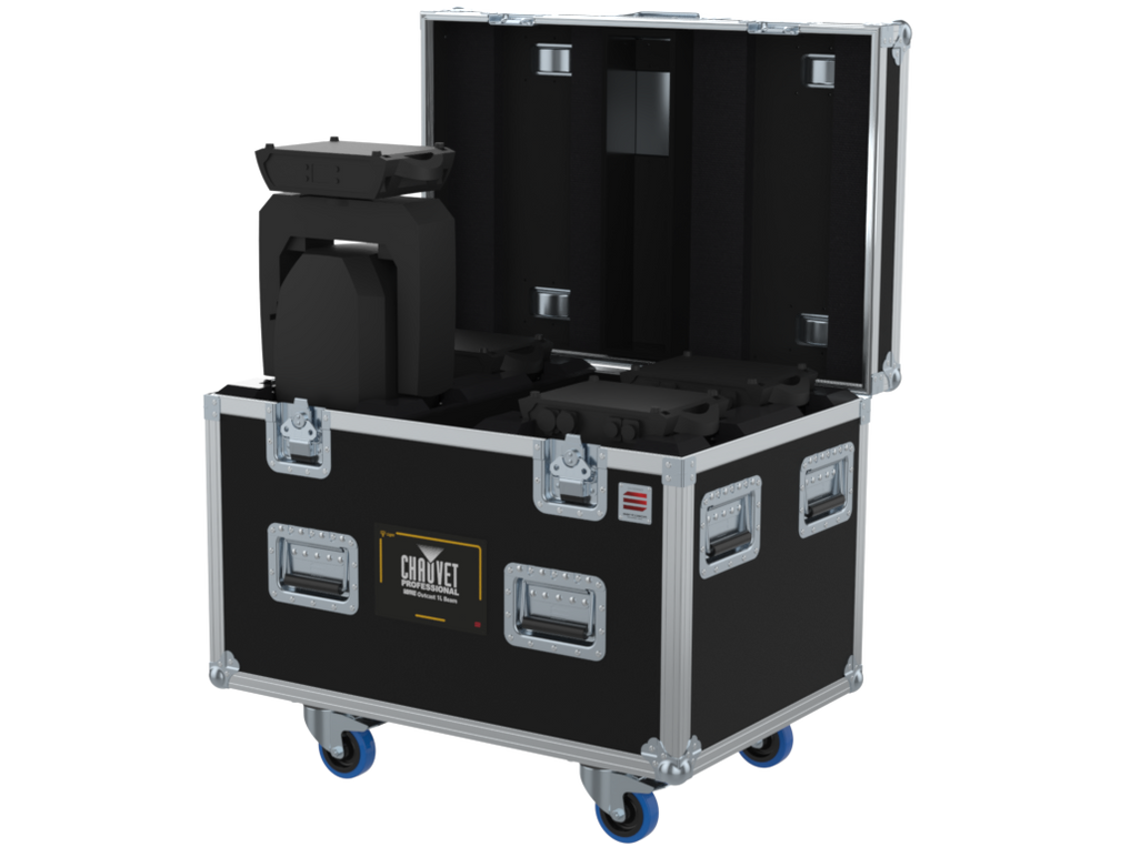 SANTOSOM Moving Head Flight Case PRO, 4x Chauvet Rogue Outcast 1L Beam ...