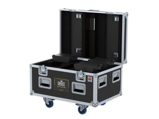 SANTOSOM Moving Head Flight Case PRO, 4x Chauvet Rogue Outcast 2X Wash