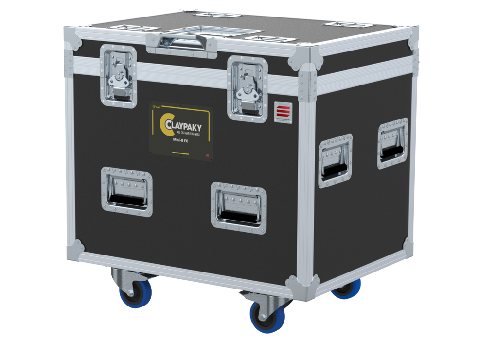 SANTOSOM Moving Head Flight case PRO, 2x Clay Paky Midi-B FX (No Foam)