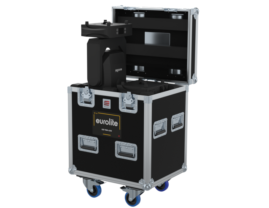 Santosom Moving Head Flight case PRO, 2x EUROLITE LED TMH-s250
