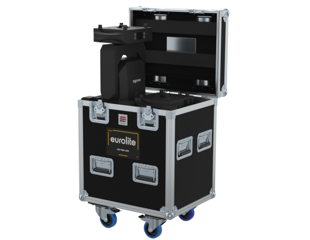 Santosom Moving Head Flight case PRO, 2x EUROLITE LED TMH-s250