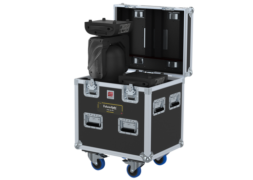 Santosom Moving Head Flight case PRO, 2x FUTURELIGHT DMB-100 LED