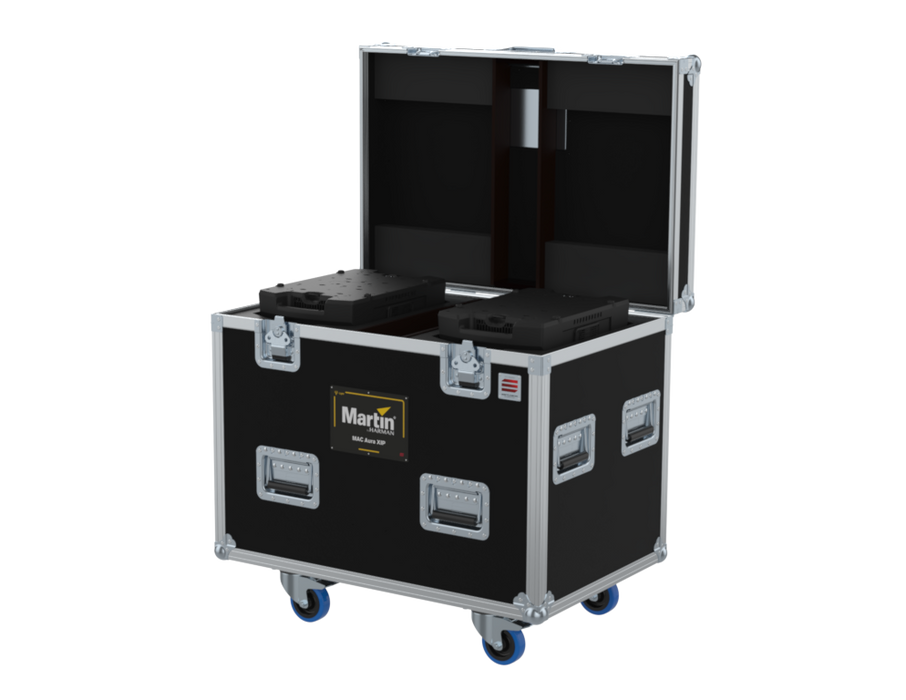 Santosom Moving Head Flight case PRO, 4x AURA RAVEN XIP (no foam Shell)