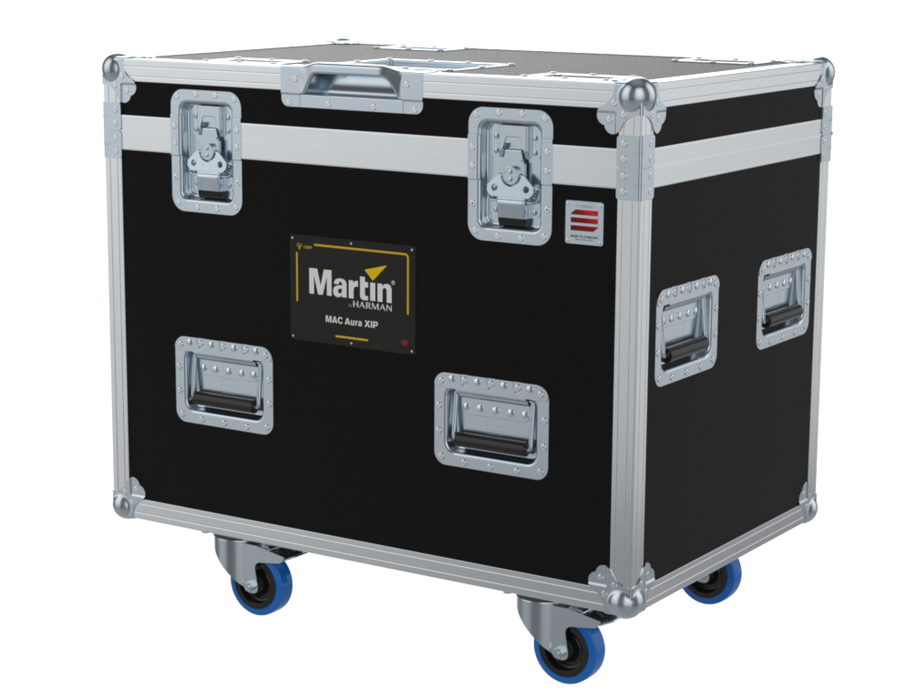 Santosom Moving Head Flight case PRO, 4x AURA RAVEN XIP (no foam Shell)