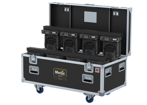 Santosom Flight case STD, 8x Martin MAC One