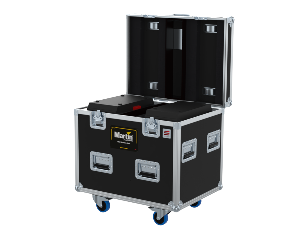 Santosom Moving Head Flight case PRO, 2x Martin Quantum Wash