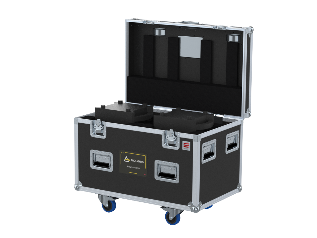 Santosom Moving Head Flight case PRO, 2x Prolights Astra Hybrid330