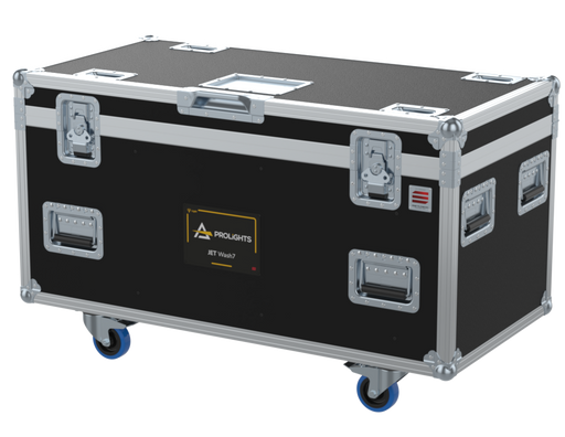Santosom Moving Head Flight case PRO, 6x PROLIGHTS Jet Wash7 (Calmps On)