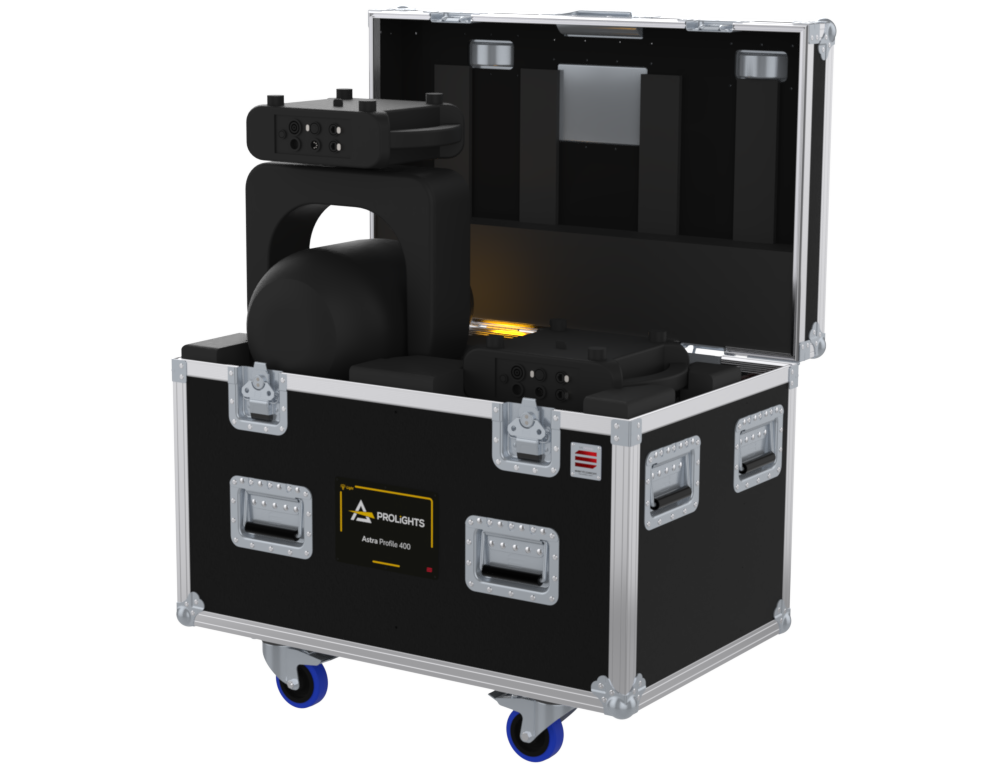 Santosom Moving Head Flight case PRO, 2x Prolights Astra Profile 400