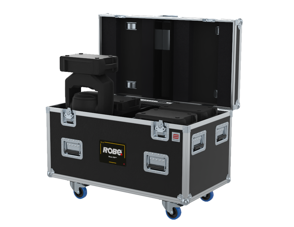 Santosom Moving Head Flight case PRO, 4x Robe LED IBeam 350