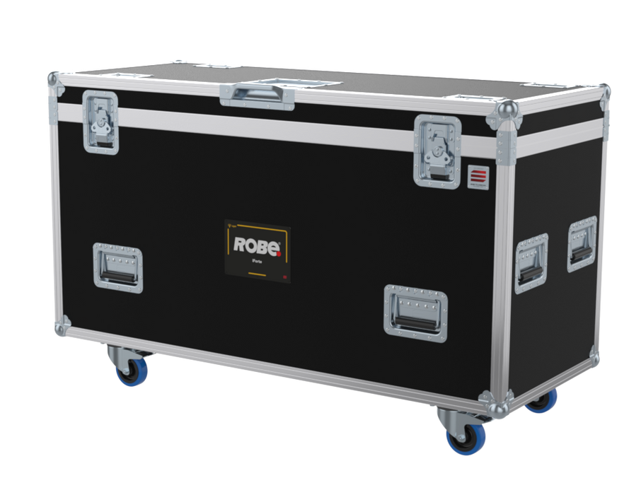 Santosom Moving Head Flight case PRO, 2x Robe iForte (no Foam Shell)