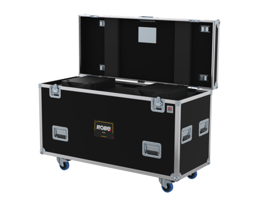 Santosom Moving Head Flight case PRO, 2x Robe iForte (no Foam Shell)
