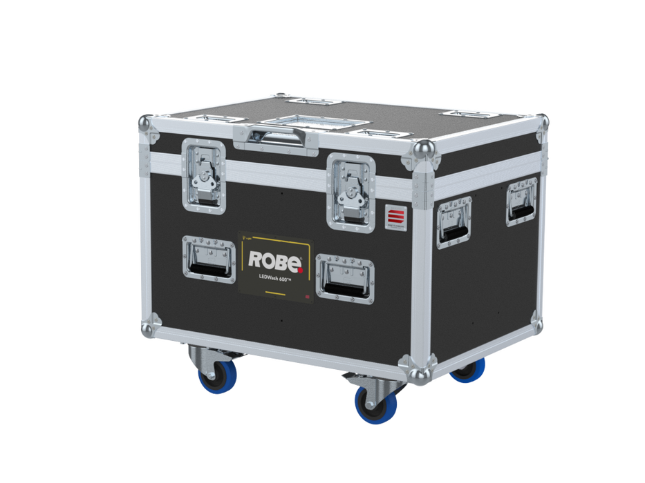 SANTOSOM Moving Head Flight case PRO, 4x Robe LEDWash 600X