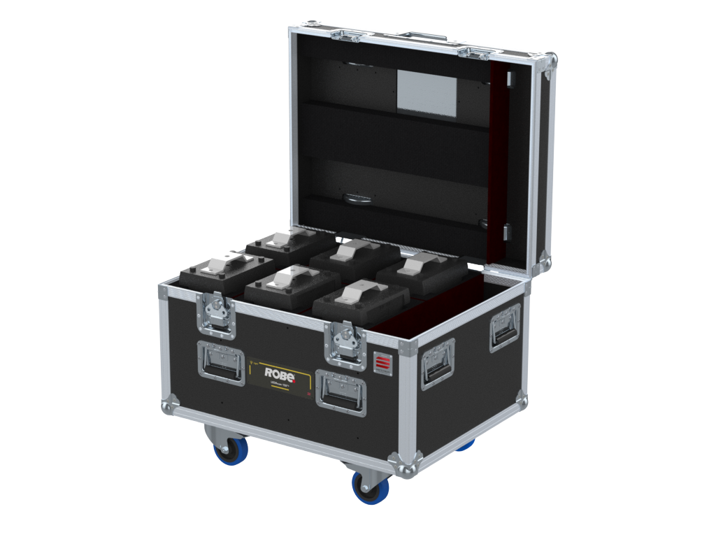 Santosom Moving Head Flight case PRO, 6x ROBE LEDBeam 150
