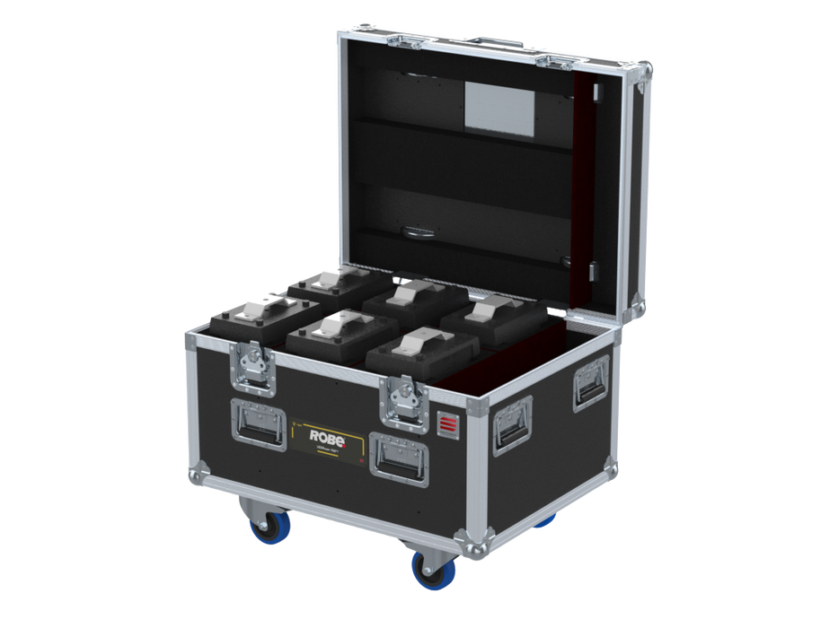 Santosom Moving Head Flight case PRO, 6x ROBE LEDBeam 150