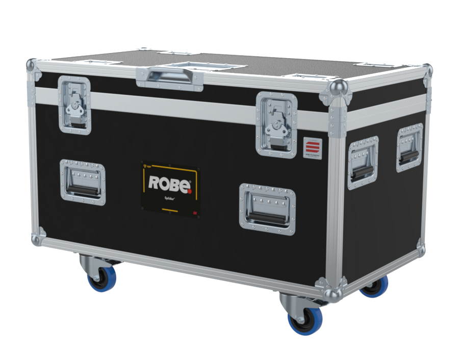 Santosom Moving Head Flight case PRO, 4x Robe Spiider