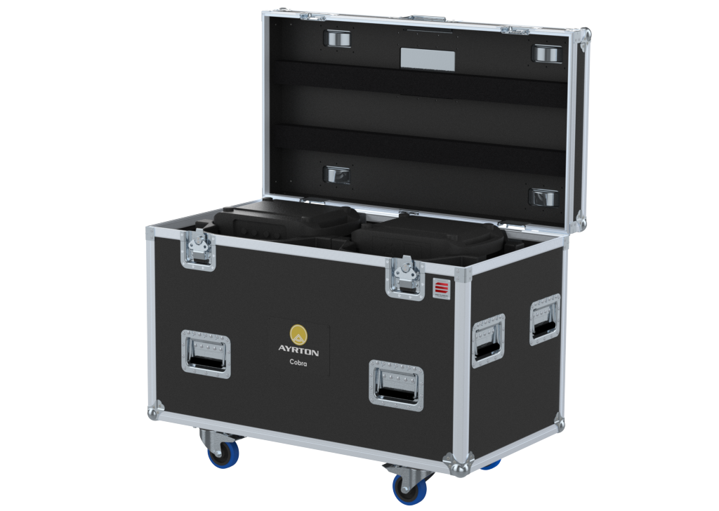 Santosom Flight case PRO, 2x Ayrton Cobra (no foam shell)