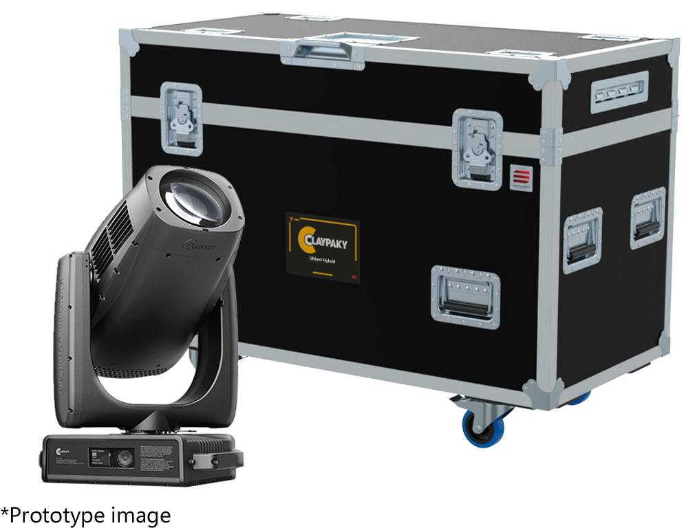 SANTOSOM Flight case PRO, 2x ClayPaky Ultimo Sharpy (no foam, DVCS)