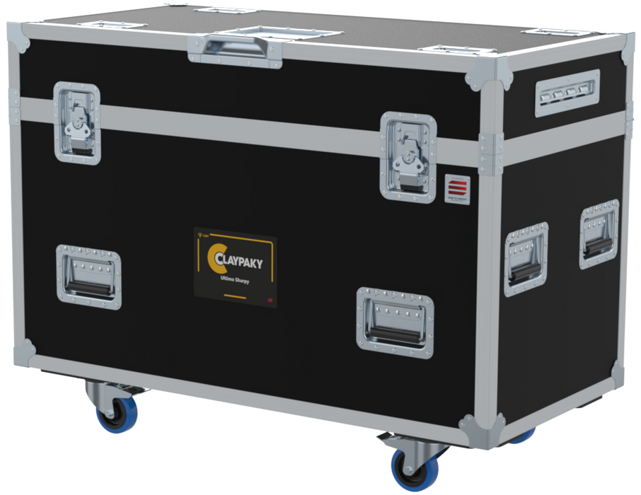 SANTOSOM Flight case PRO, 4x ClayPaky Ultimo Sharpy (no foam, DVCS)