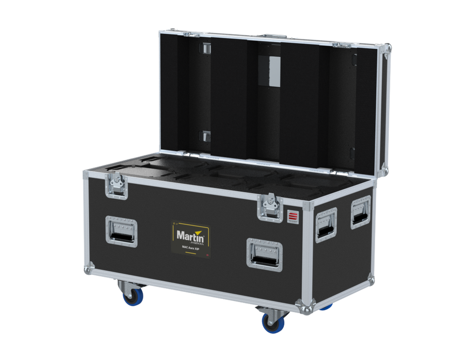 Santosom Moving Head Flight case PRO, 6x Martin MAC AURA XIP (No Foam)