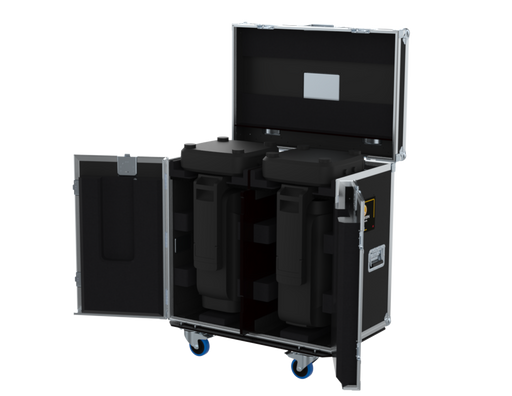 SANTOSOM Moving Head Flight case PRO, 2x Ayrton Veloce Profile/ Wash