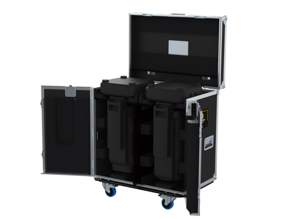 SANTOSOM Moving Head Flight case PRO, 2x Ayrton Veloce Profile/ Wash