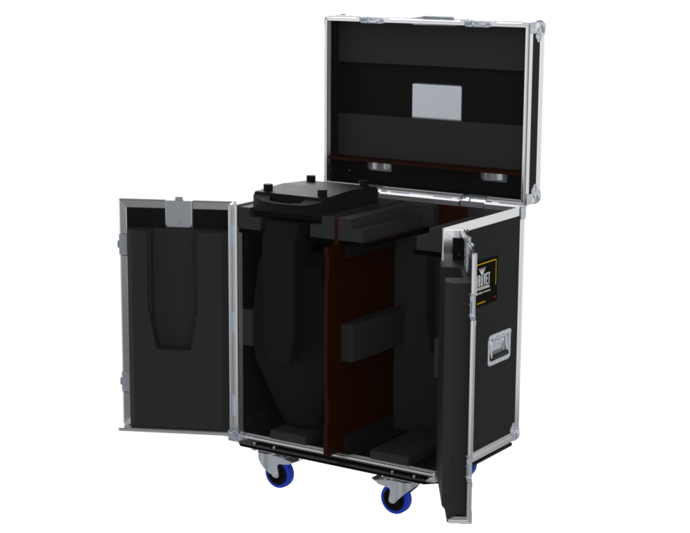 Santosom Moving Head Flight case PRO-2, 2x Maverick Silens 2X Profile