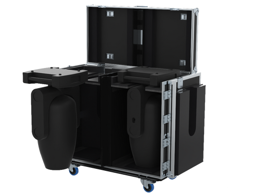 SANTOSOM Moving Head Flight case PRO, 2x Clay Paky Axcor Profile 900