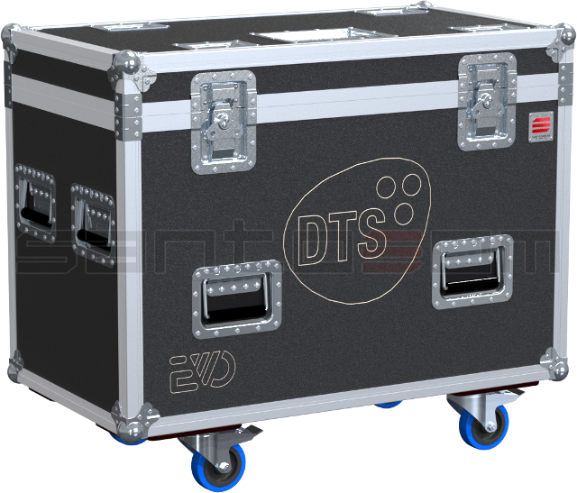 Santosom Moving Head Flight case PRO, 2x DTS EVO