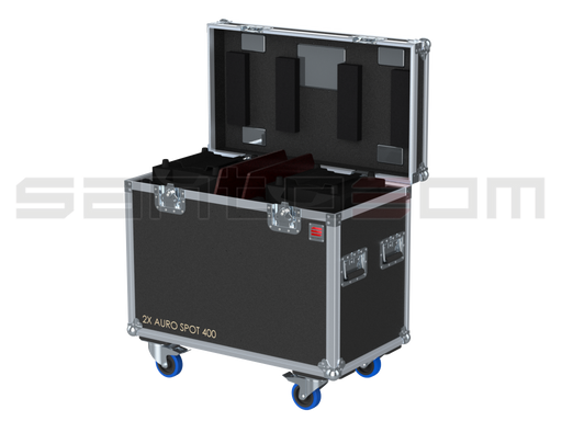 Santosom Moving Head Flight case, 2x Cameo Auro Spot 400