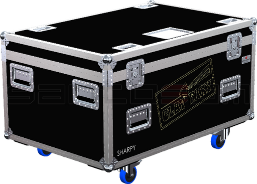Santosom Moving Head Flight case PRO, 4x Clay Paky Sharpy (no Foam shell)