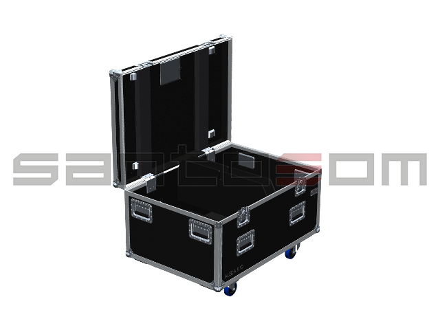 Santosom Moving Head Flight case, 4x Clay Paky Aleda K10 (No Foam shell)
