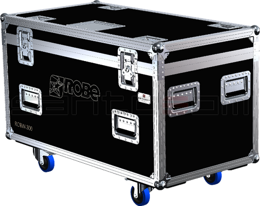 Santosom Moving Head Flight Case, 2x Robe Robin 300