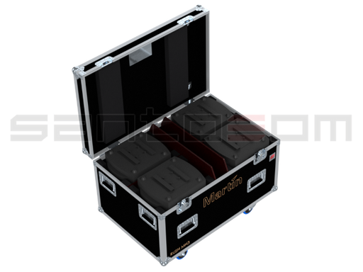 Santosom Moving Head Flight case PRO, 4x Martin Rush MH3