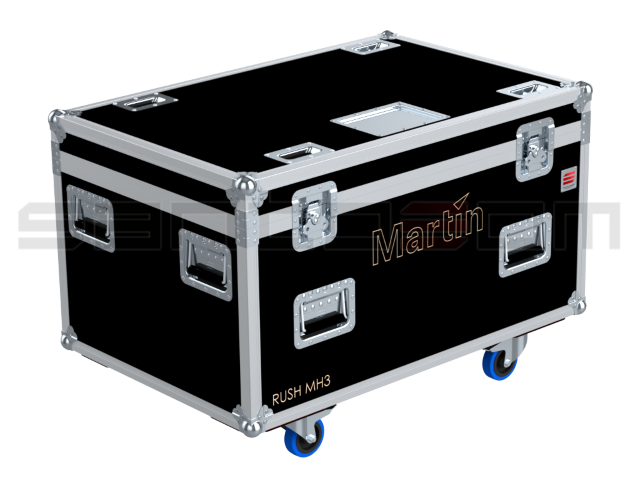 Santosom Moving Head Flight case PRO, 4x Martin Rush MH3