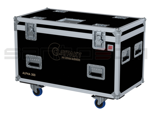 Santosom Moving Head Flight case, 2x Clay Paky Alpha 300/700/HPE (no Foam Shell)